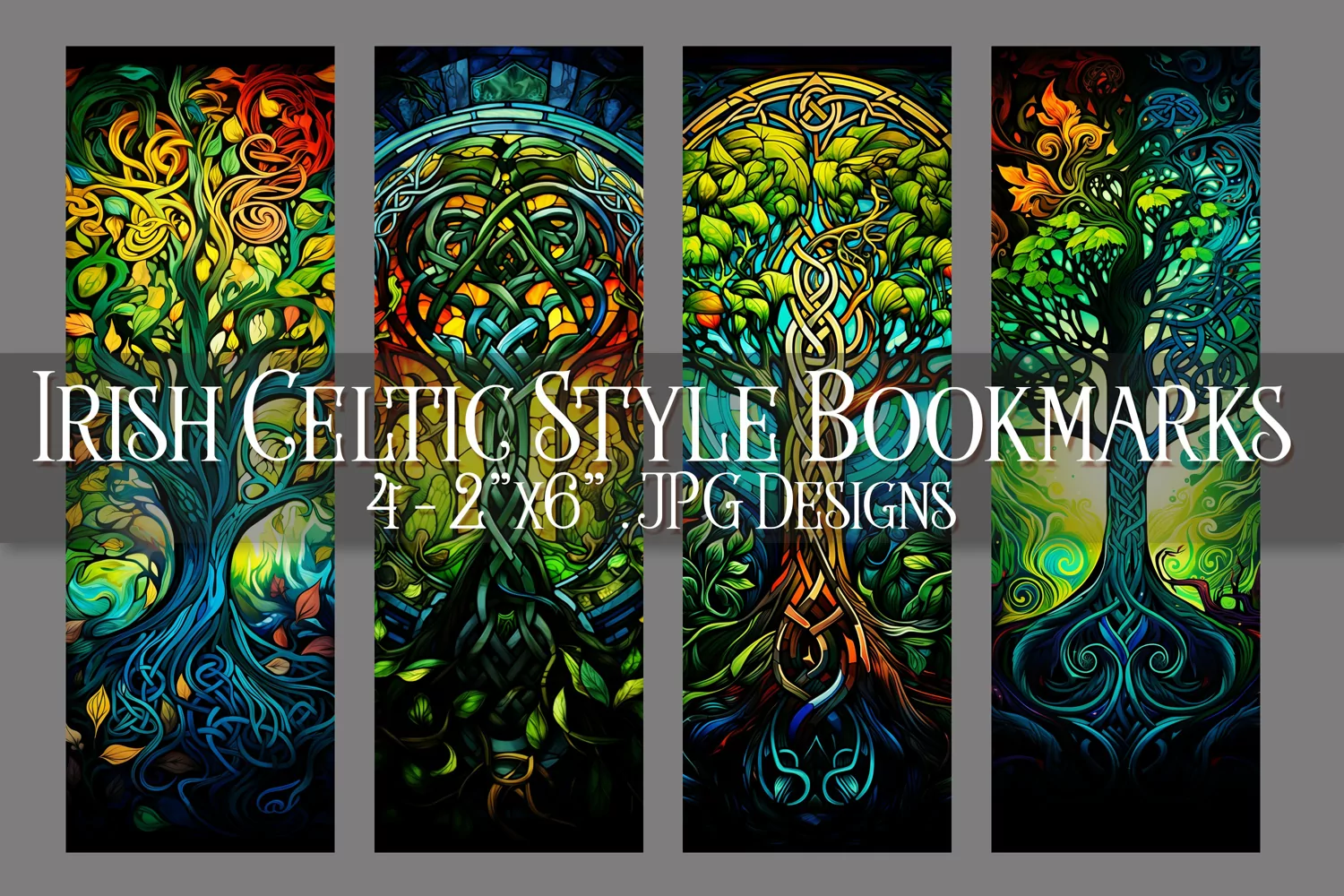 St Patrick's Day, Irish Celtic Bookmarks, Printables, s2 product image 1