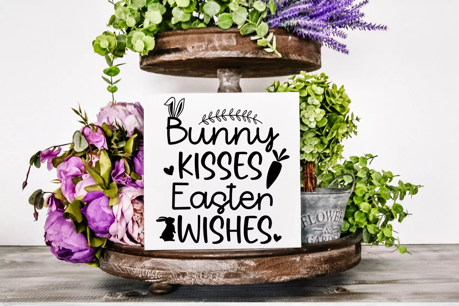 FARMHOUSE EASTER SIGN SVG I ROUND EASTER DOOR SIGN SVG I EASTER TOTE BAG SVG