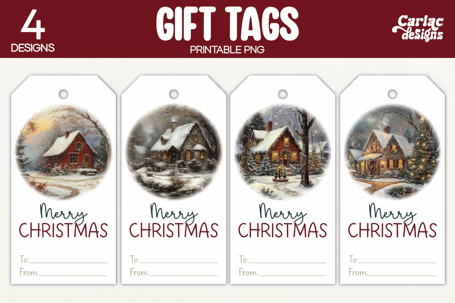farmhouse gift tags