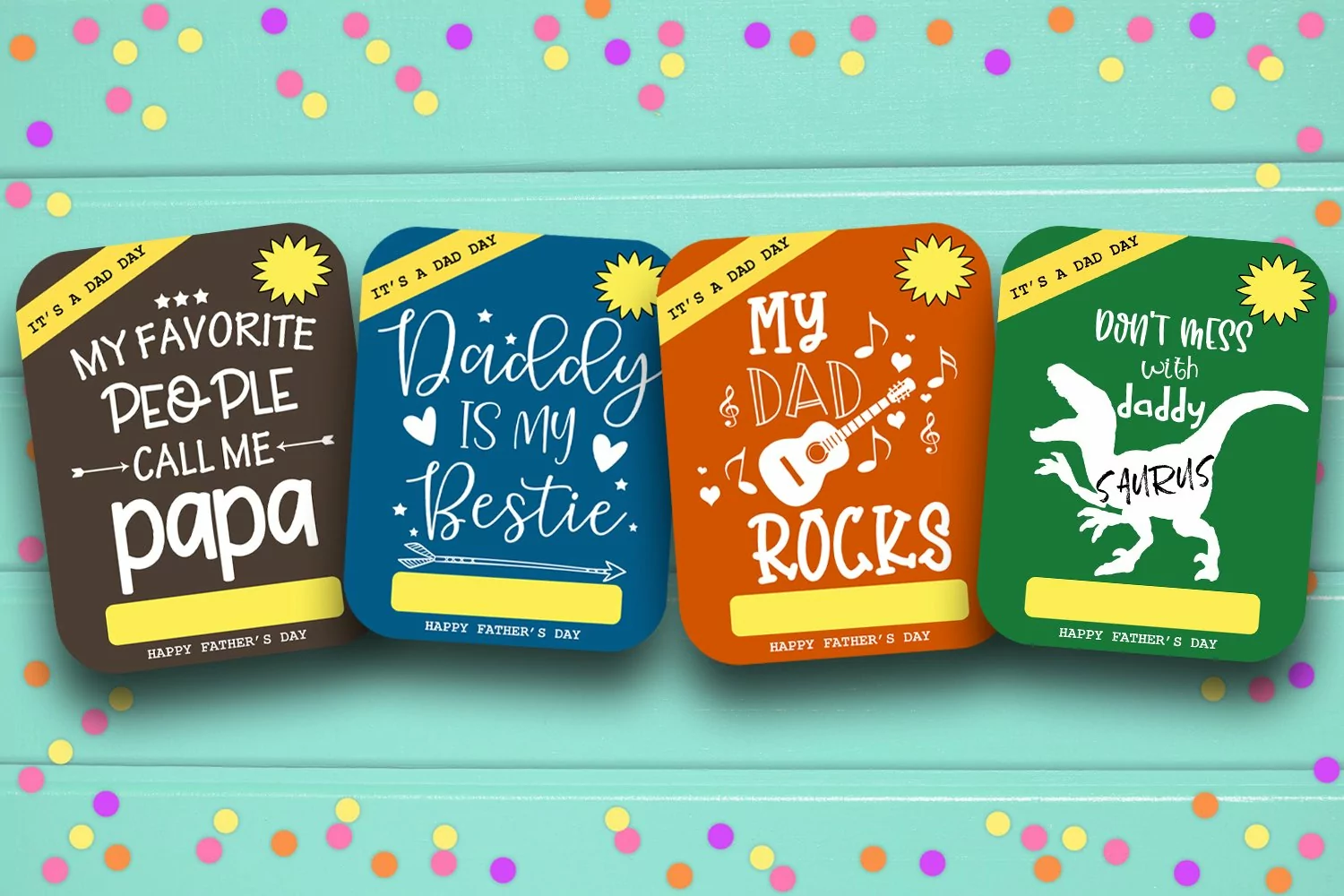 Printable money card holder for father's day- Best Money Card Holder PNG for Dad day