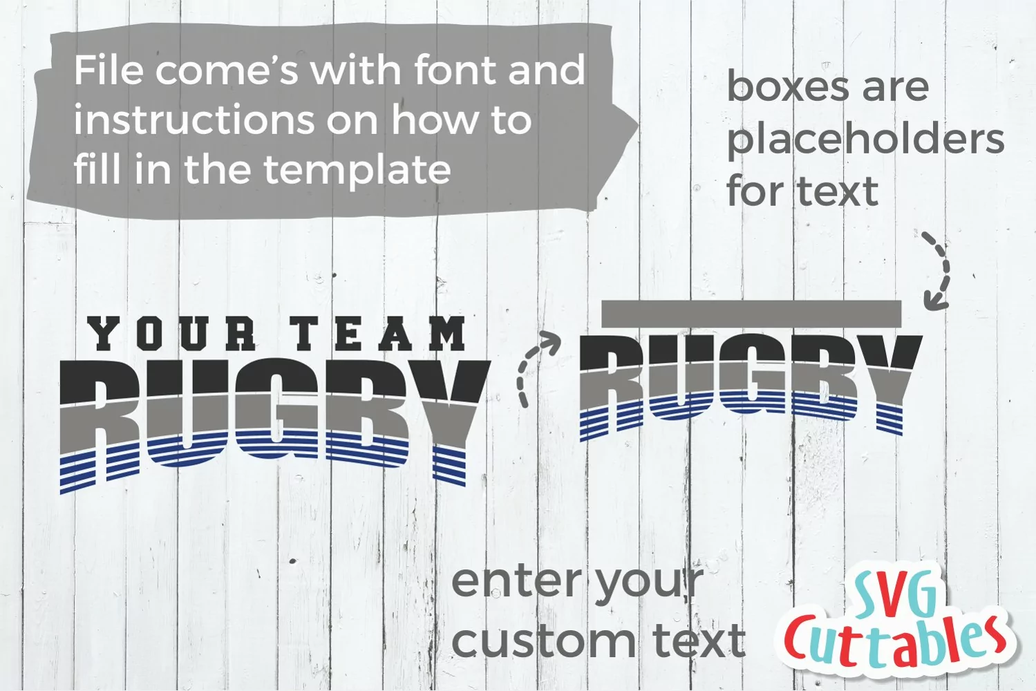 Rugby SVG | Rugby Template 001 | Shirt Design product image 1