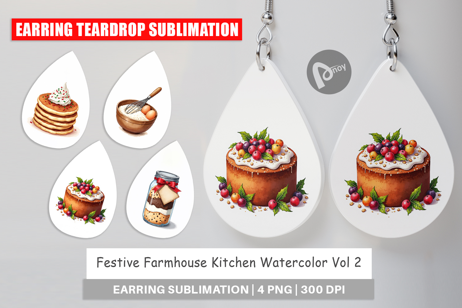Festive Farmhouse Kitchen Earring product image 1