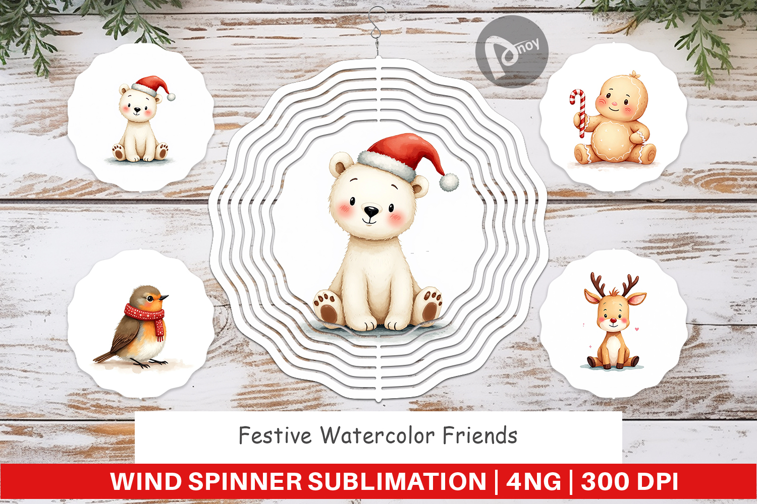 Festive Friends Wind Spinner product image 1