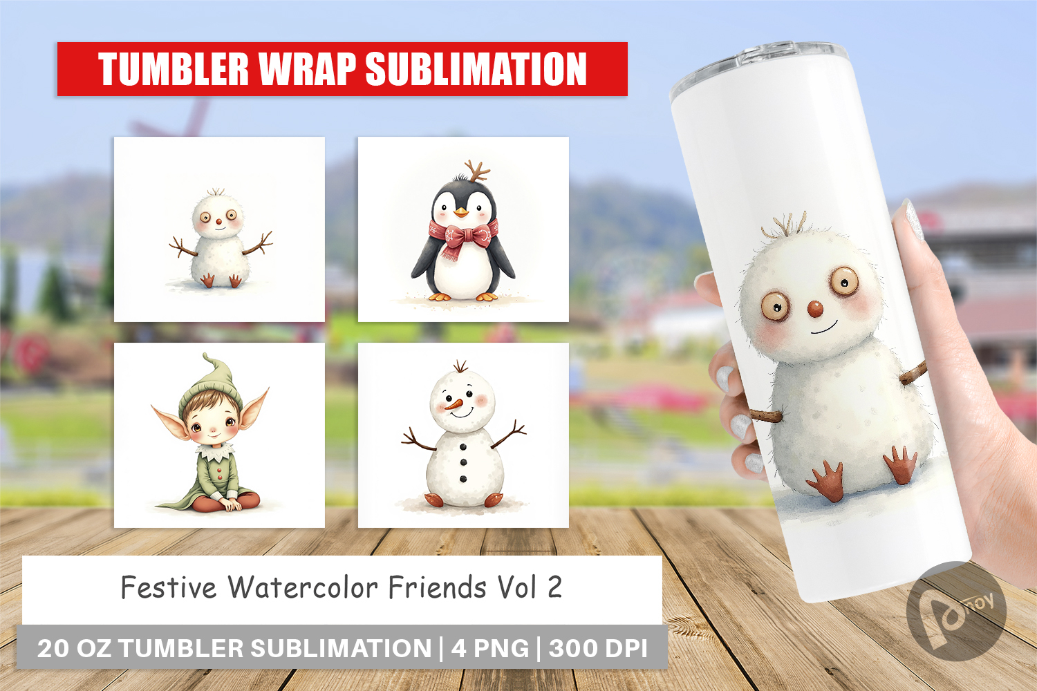 Festive Friends Tumbler product image 1