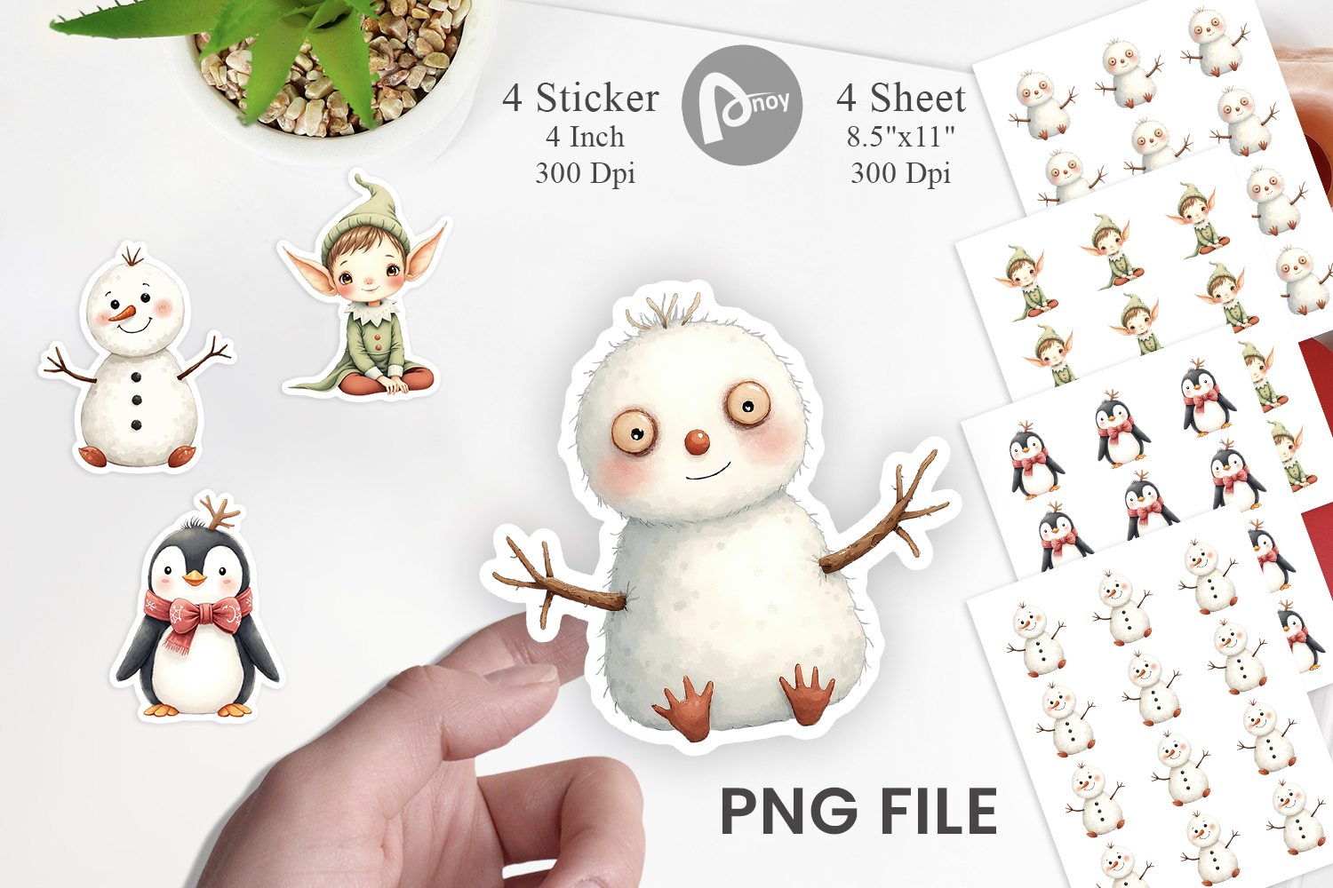 Festive Friends Sticker product image 1
