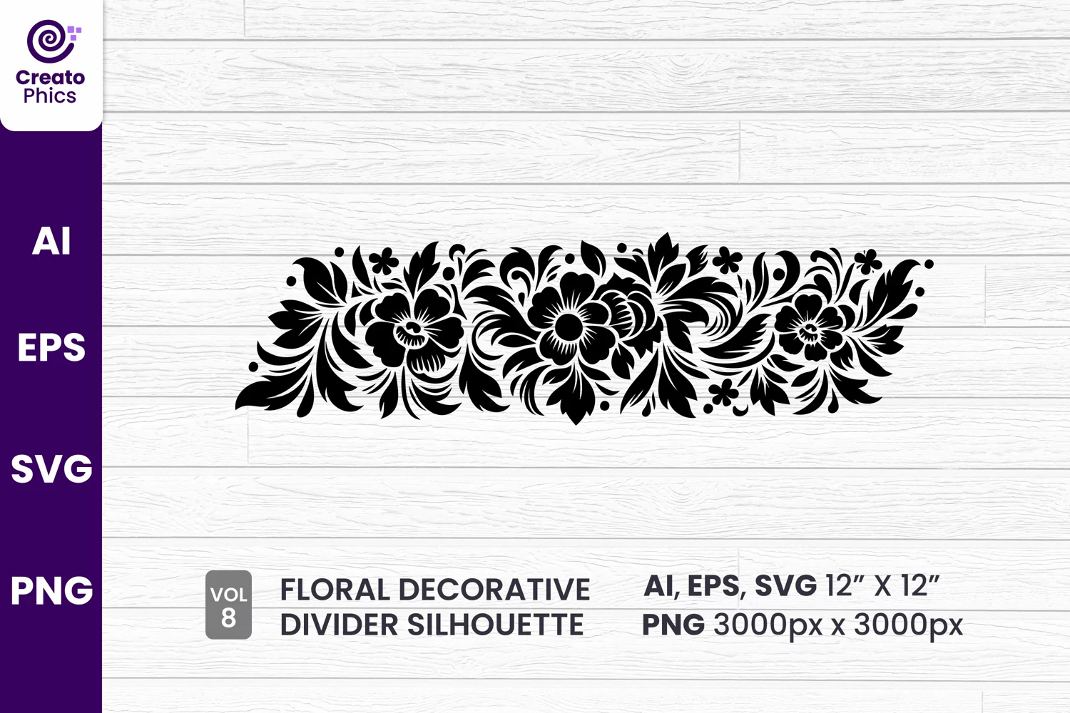 decorative bat, floral bat, bat svg, bat silhouette, bat sublimation, bat printable, pooky,