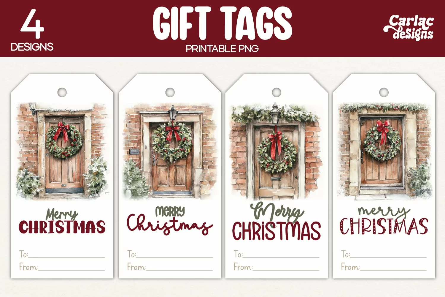 front porch gift tags