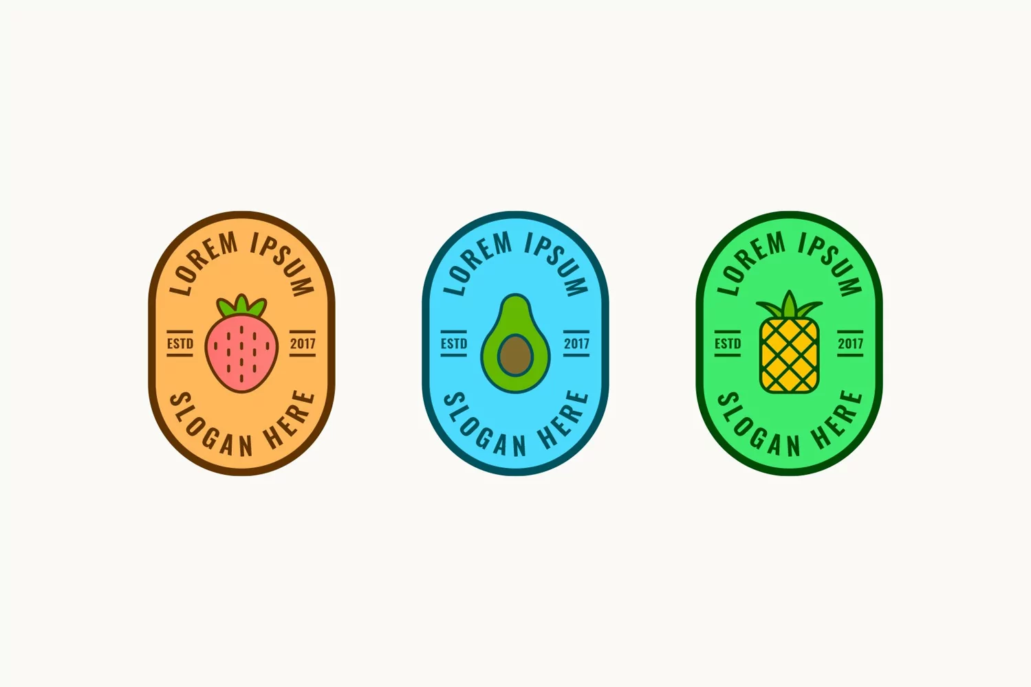 Fruits Vintage Logo Labels product image 1