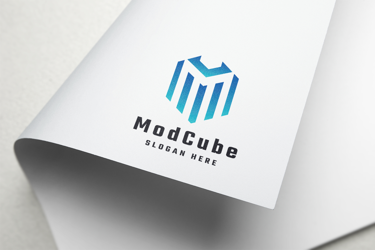 Mode Cube Letter M Logo product image 1