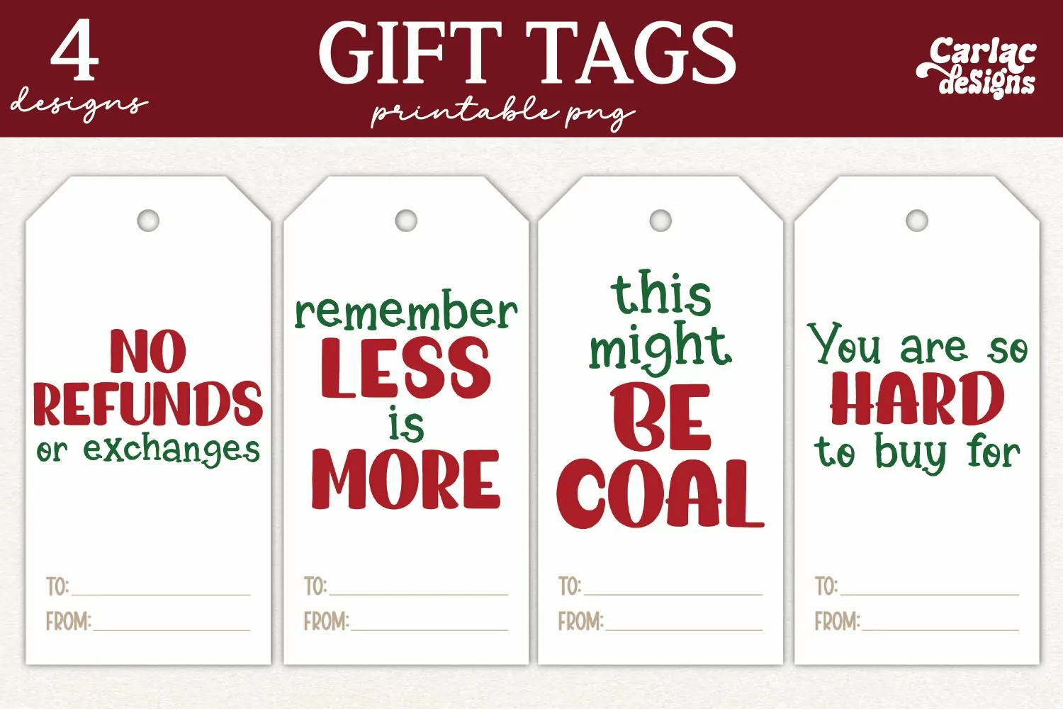 Funny Christmas Gift Tags