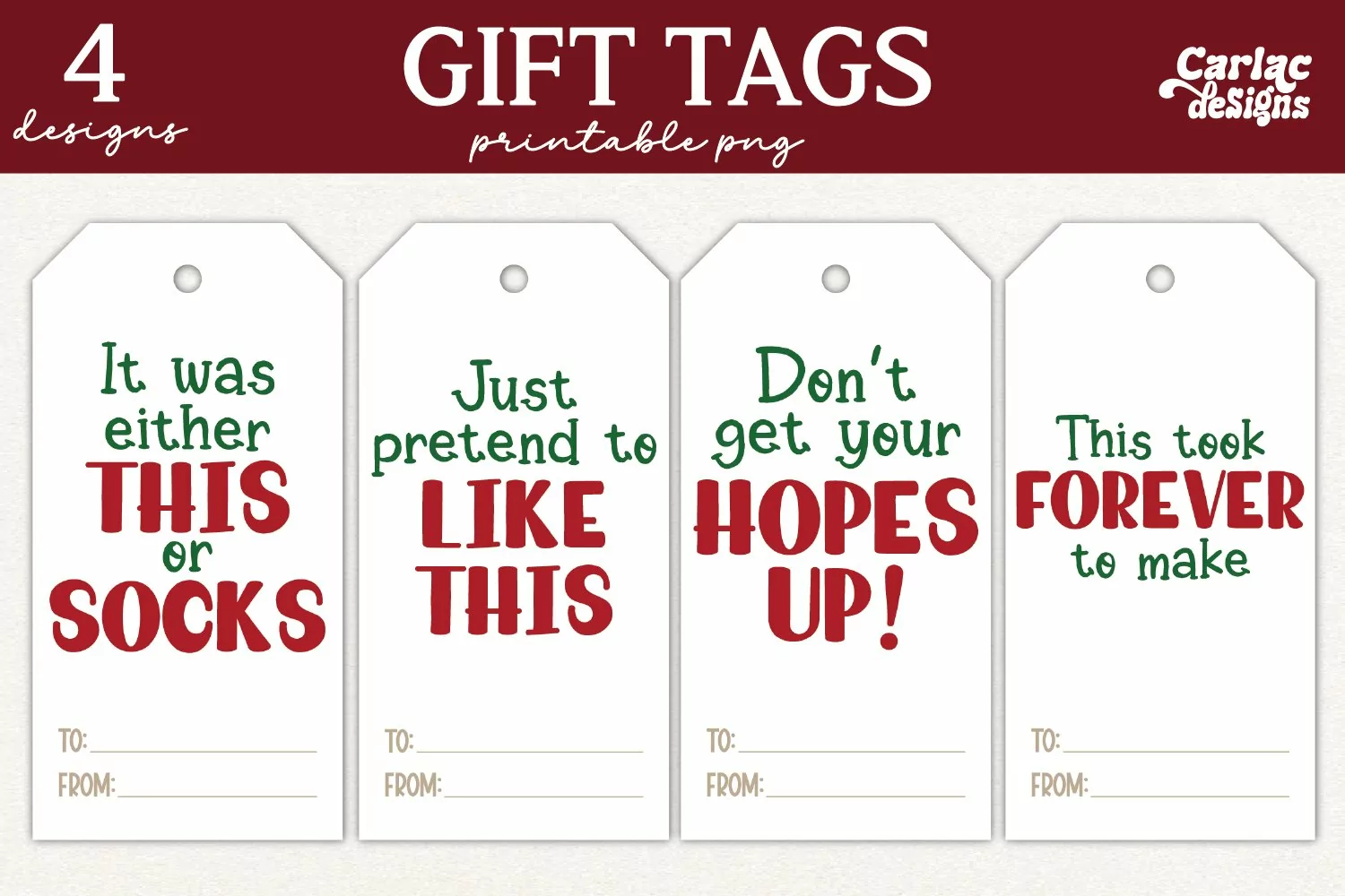 Funny Christmas Gift Tags