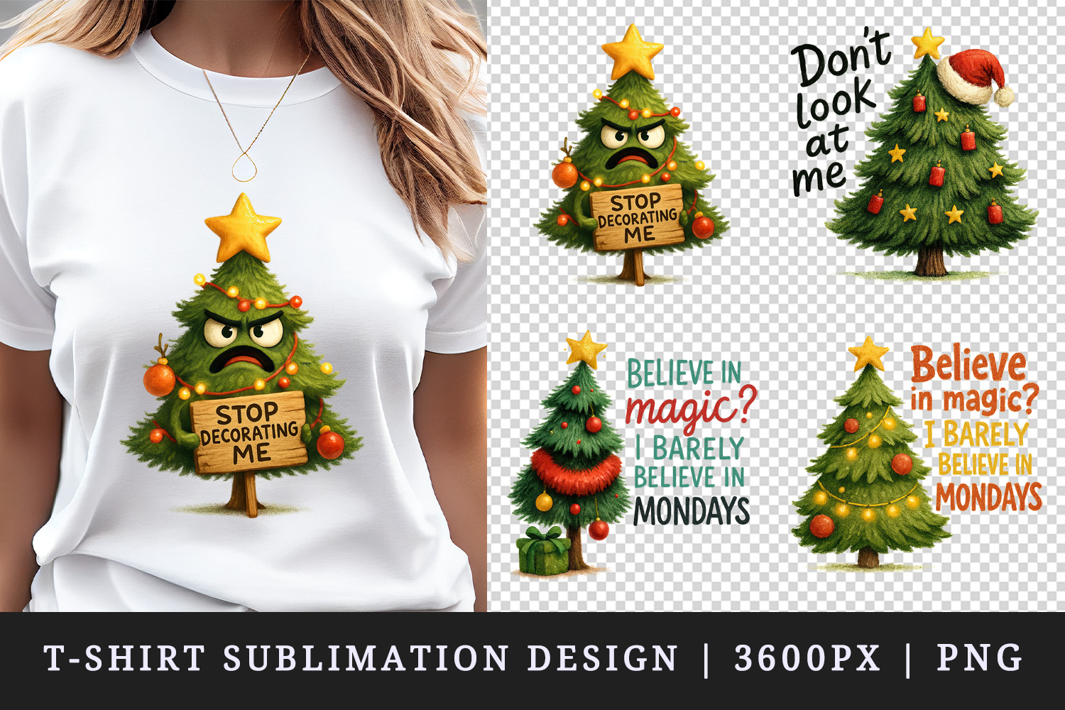 Funny Christmas t-shirt printable sublimation design png product image 1