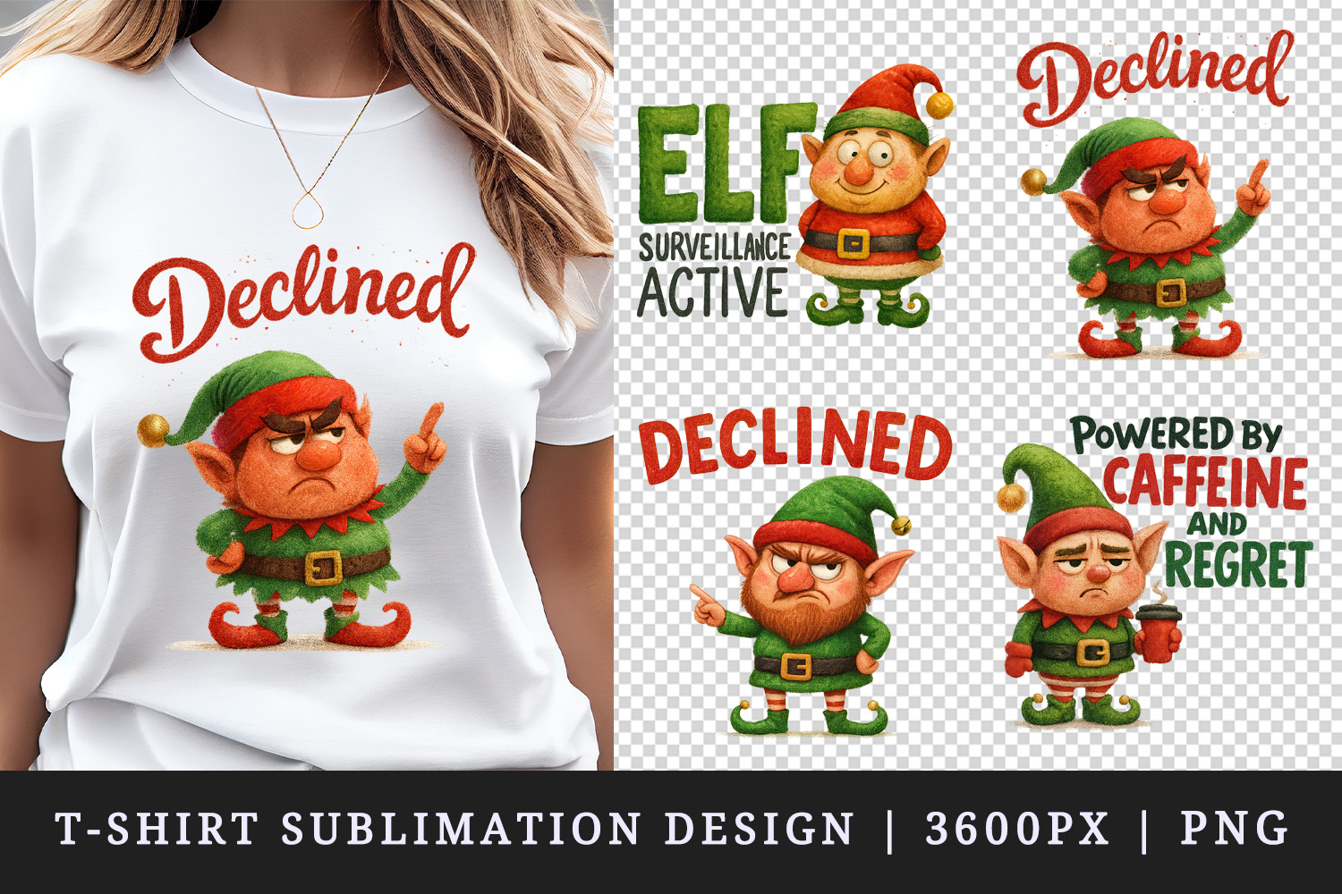 Funny Christmas t-shirt printable sublimation design png product image 1