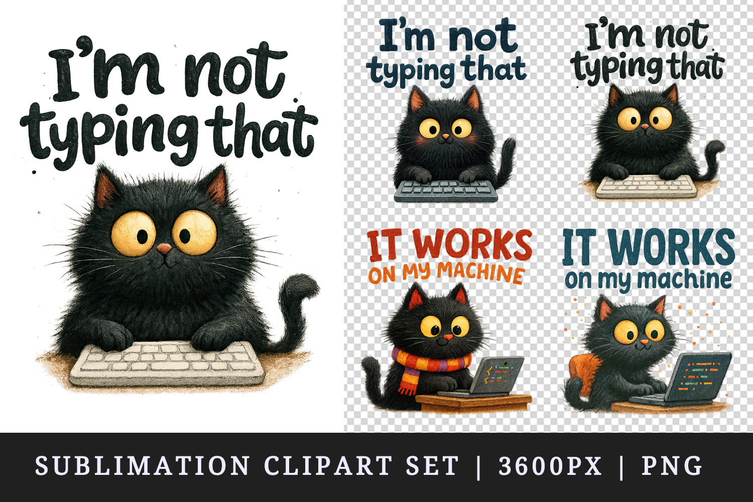 Funny Quote clipart printable sublimation design png product image 1