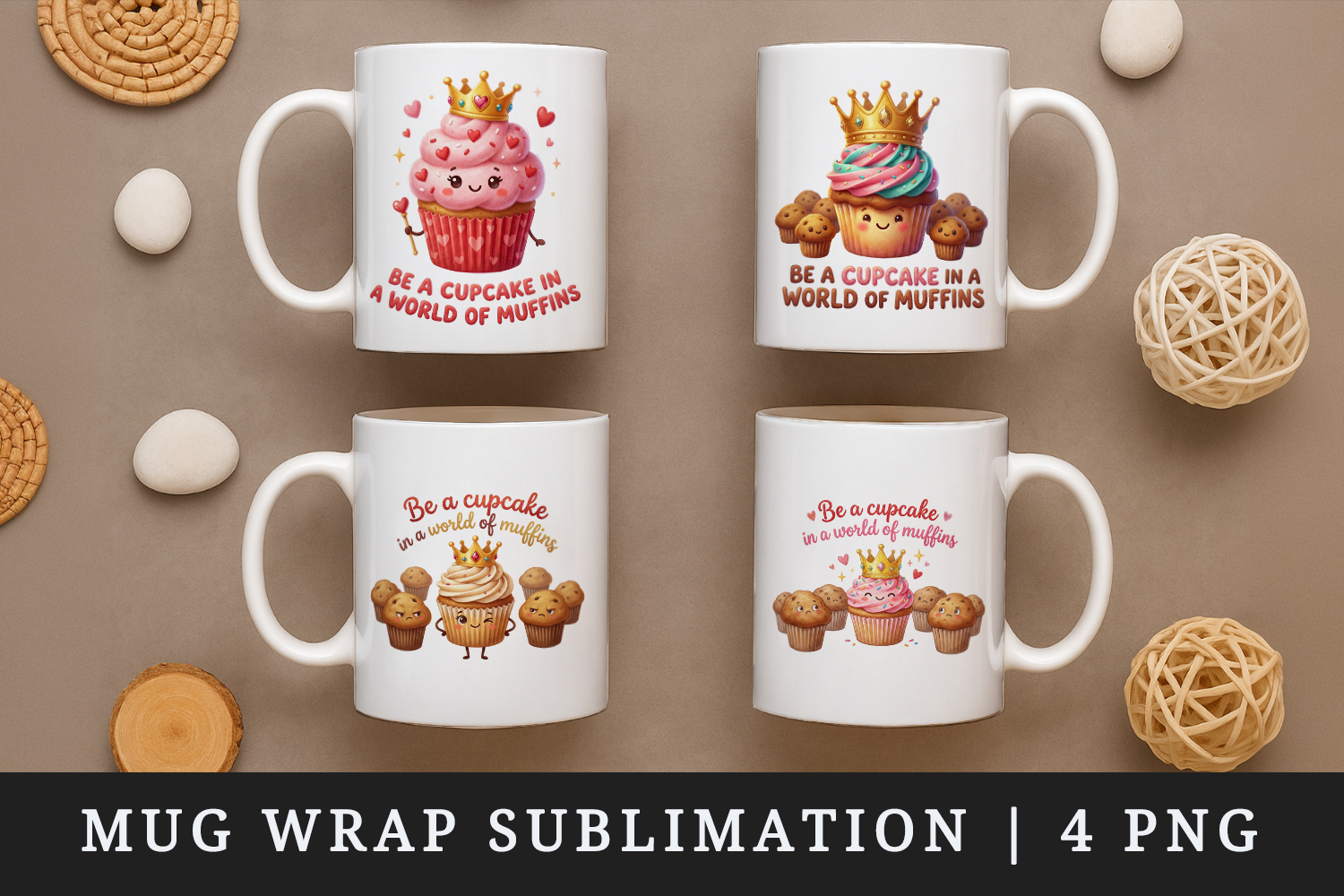 Funny Quote mug wrap printable sublimation design product image 1