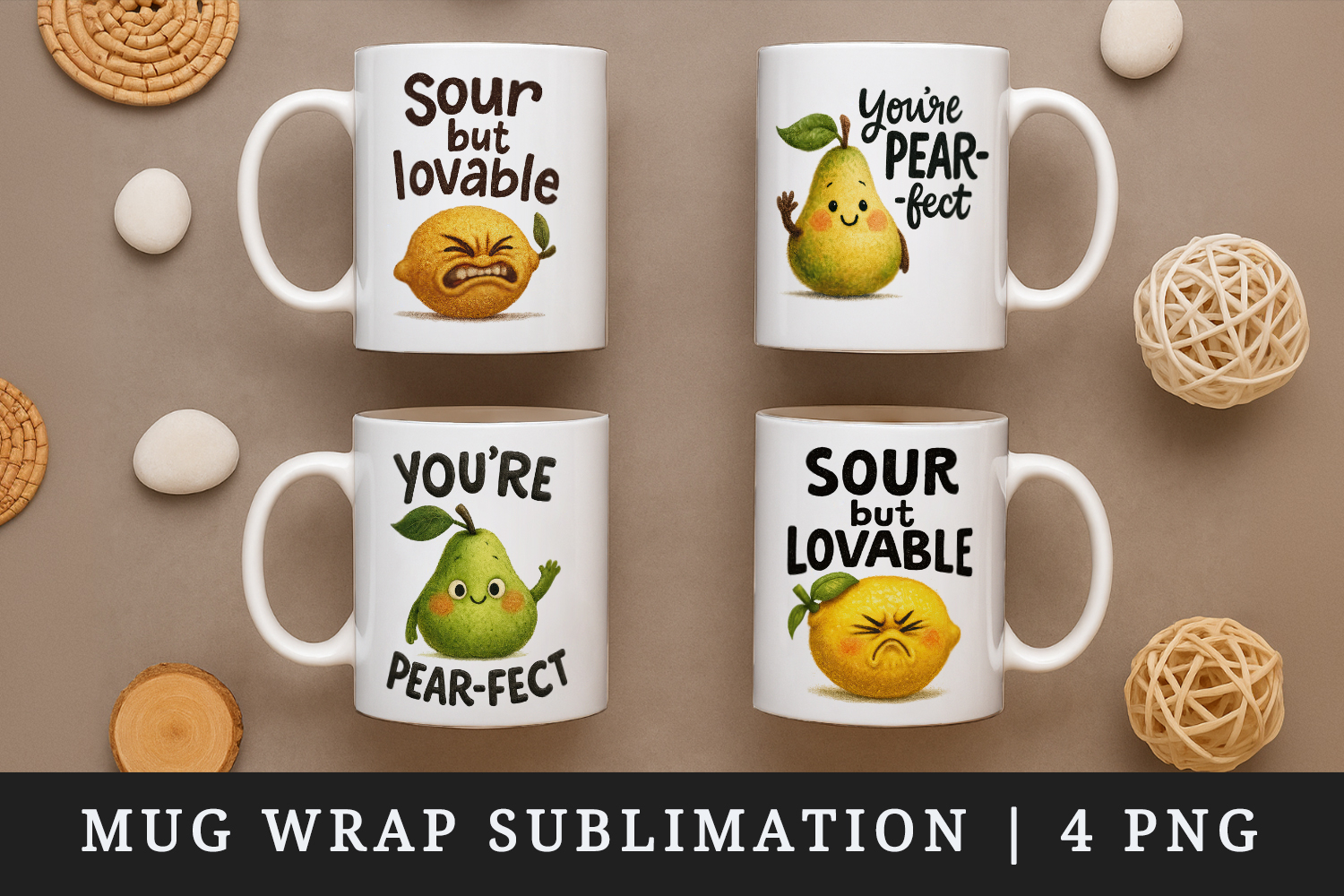 Funny Quote mug wrap printable sublimation design product image 1