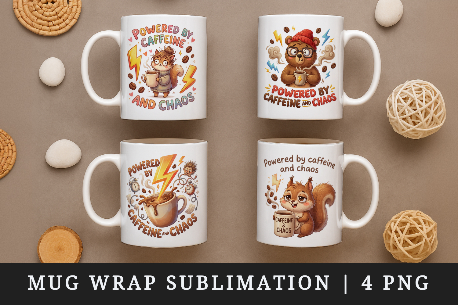 Funny Quote mug wrap printable sublimation design product image 1