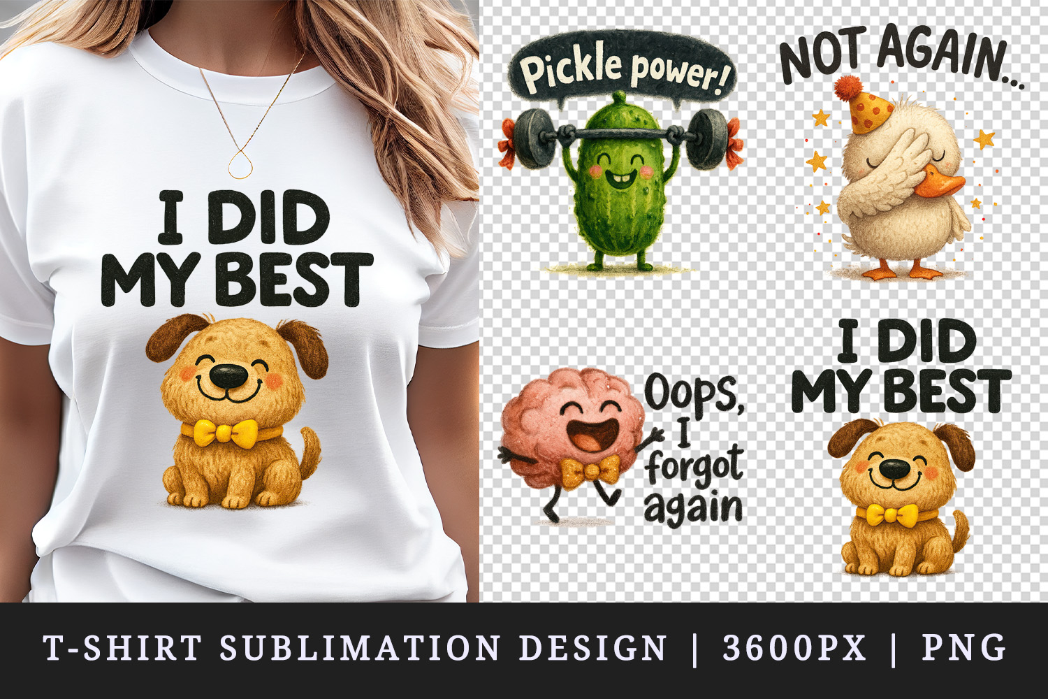 Funny Quote t-shirt printable sublimation design png product image 1