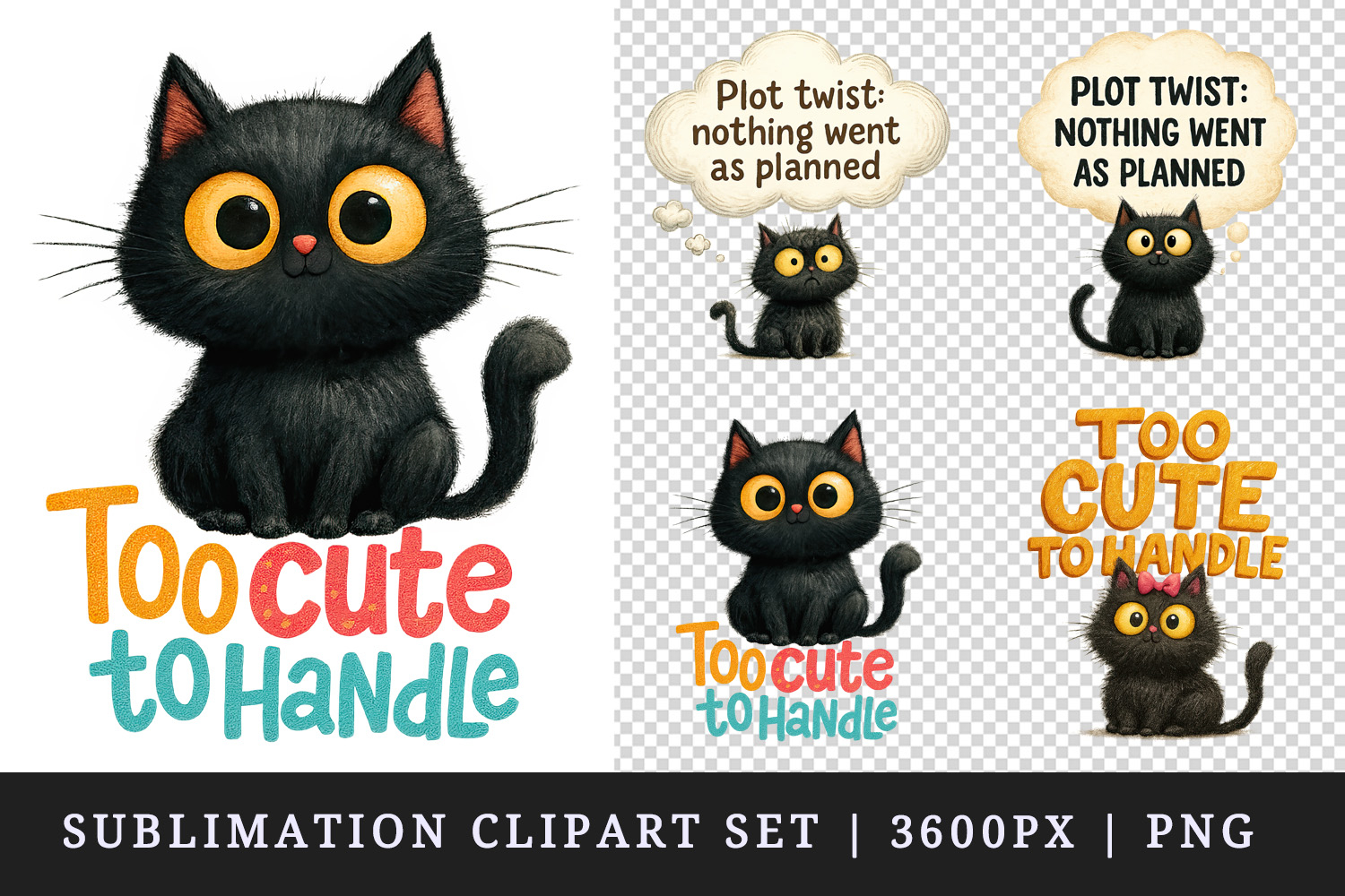 Funny Quotes clipart printable sublimation design png product image 1