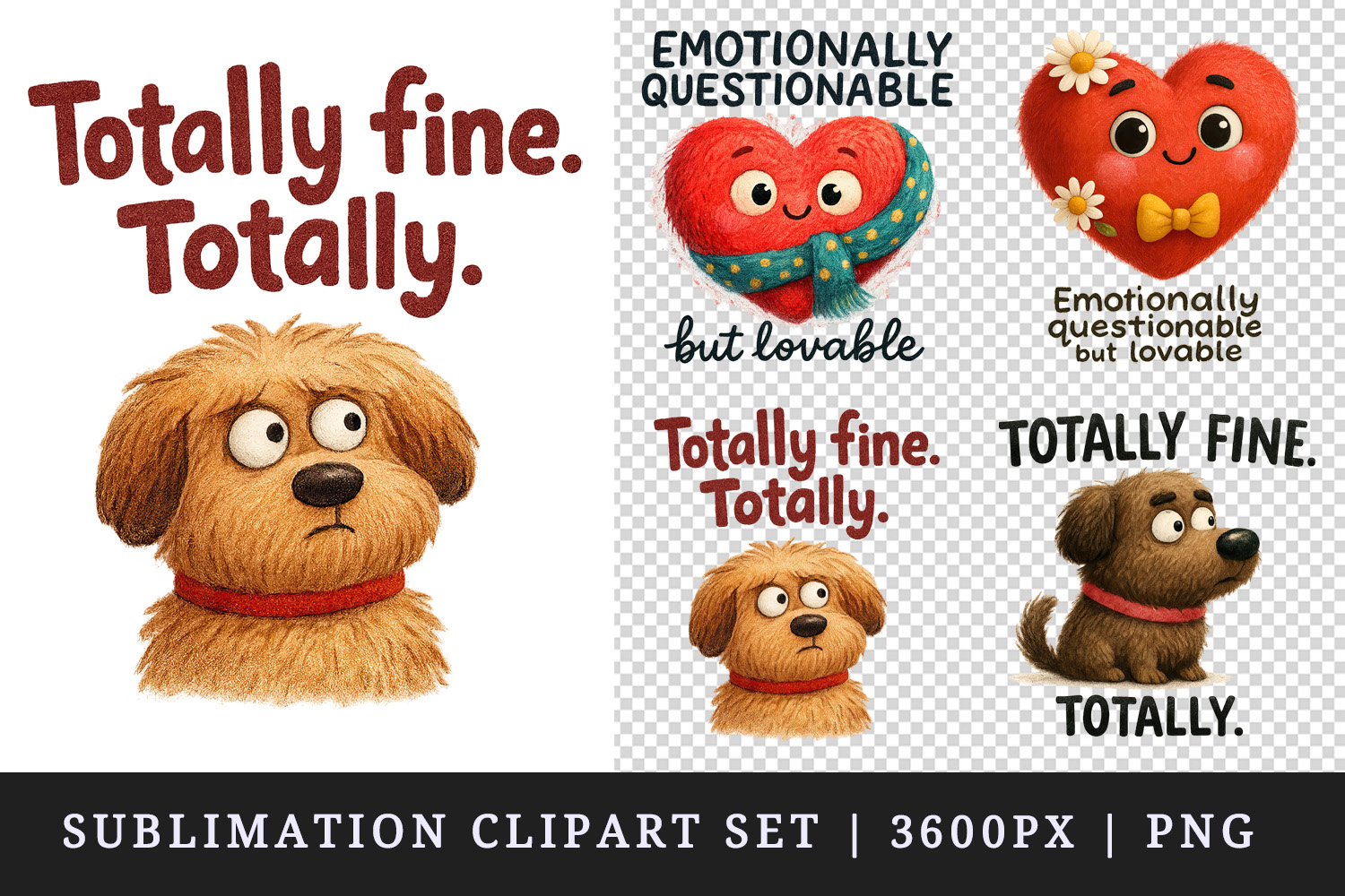 Funny Quotes clipart printable sublimation design png product image 1