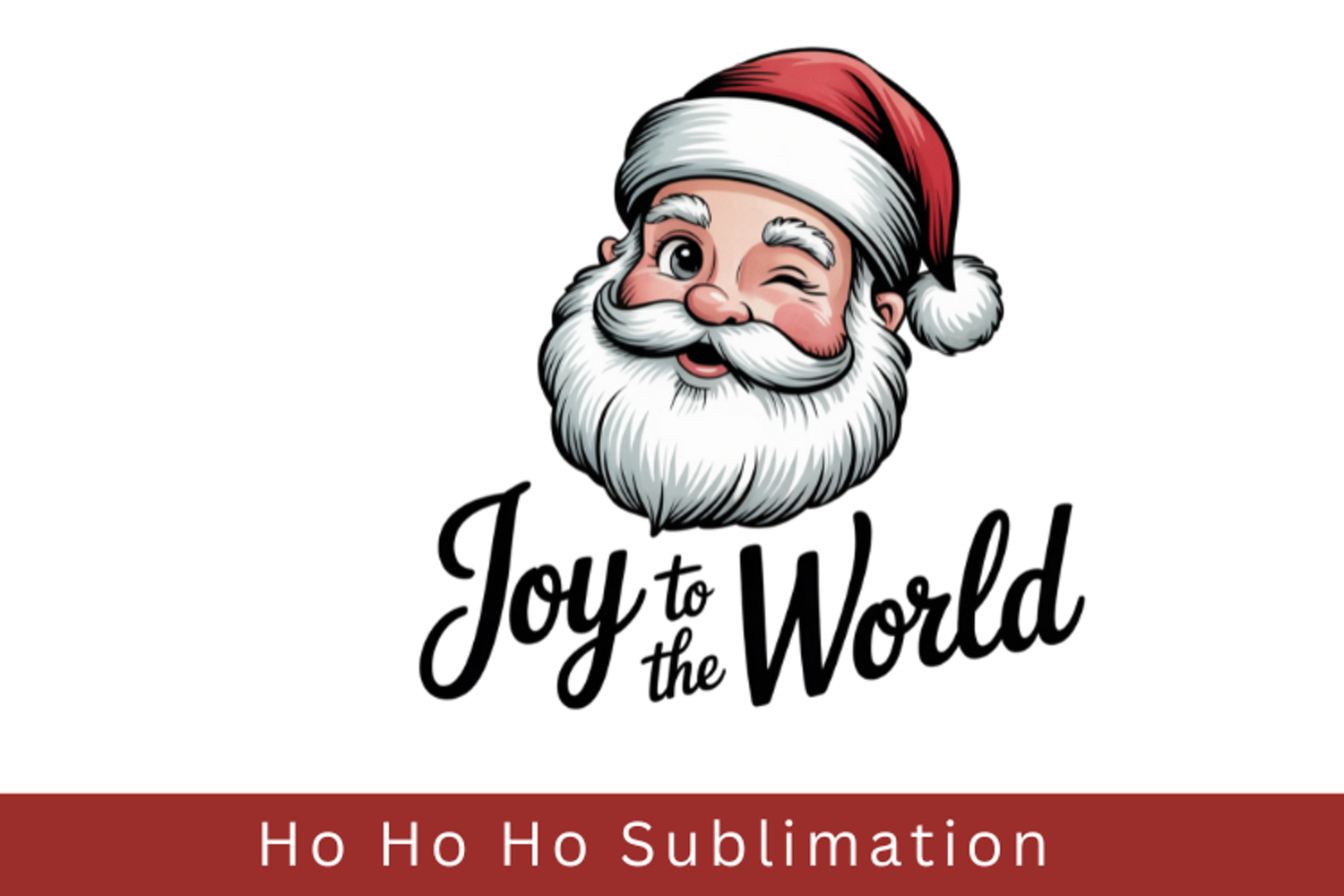 Cute Santa Claus Sublimation Design product image 1