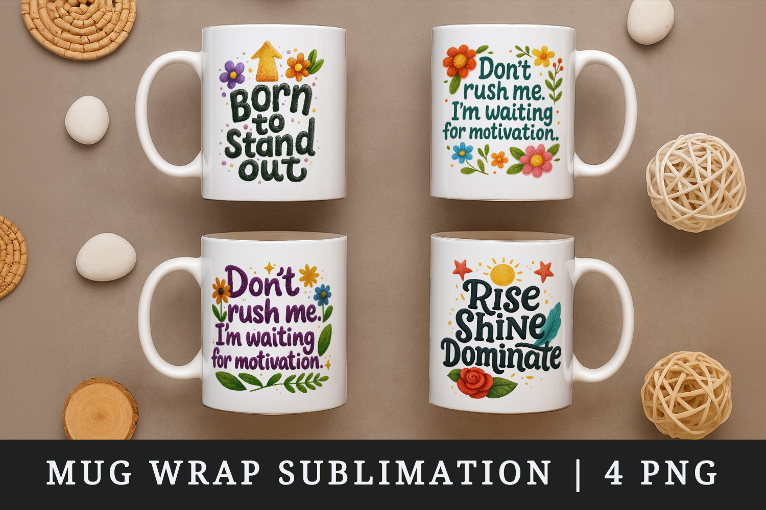 Funny Sassy Quote mug wrap printable sublimation design product image 1