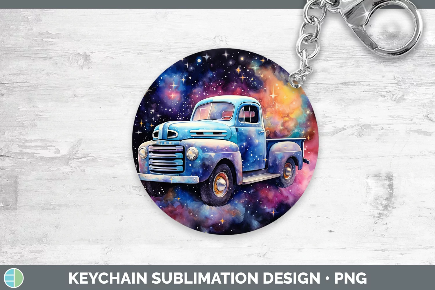 GorgeousGalaxy Keychain design.