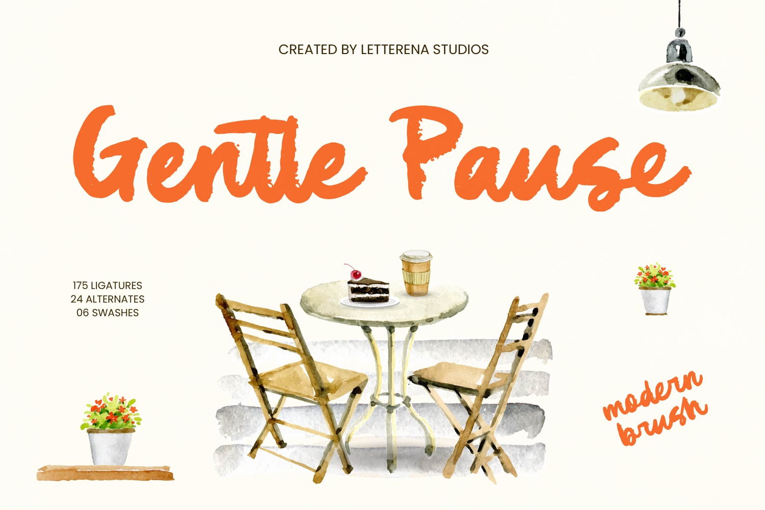 Gentle Pause - Modern Brush product image 1