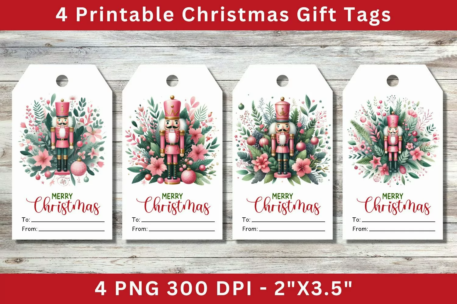 Christmas Gift Tags, Nutcracker product image 1