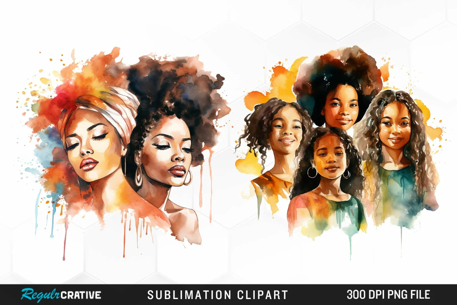 Girls Black History Month Watercolor product image 1