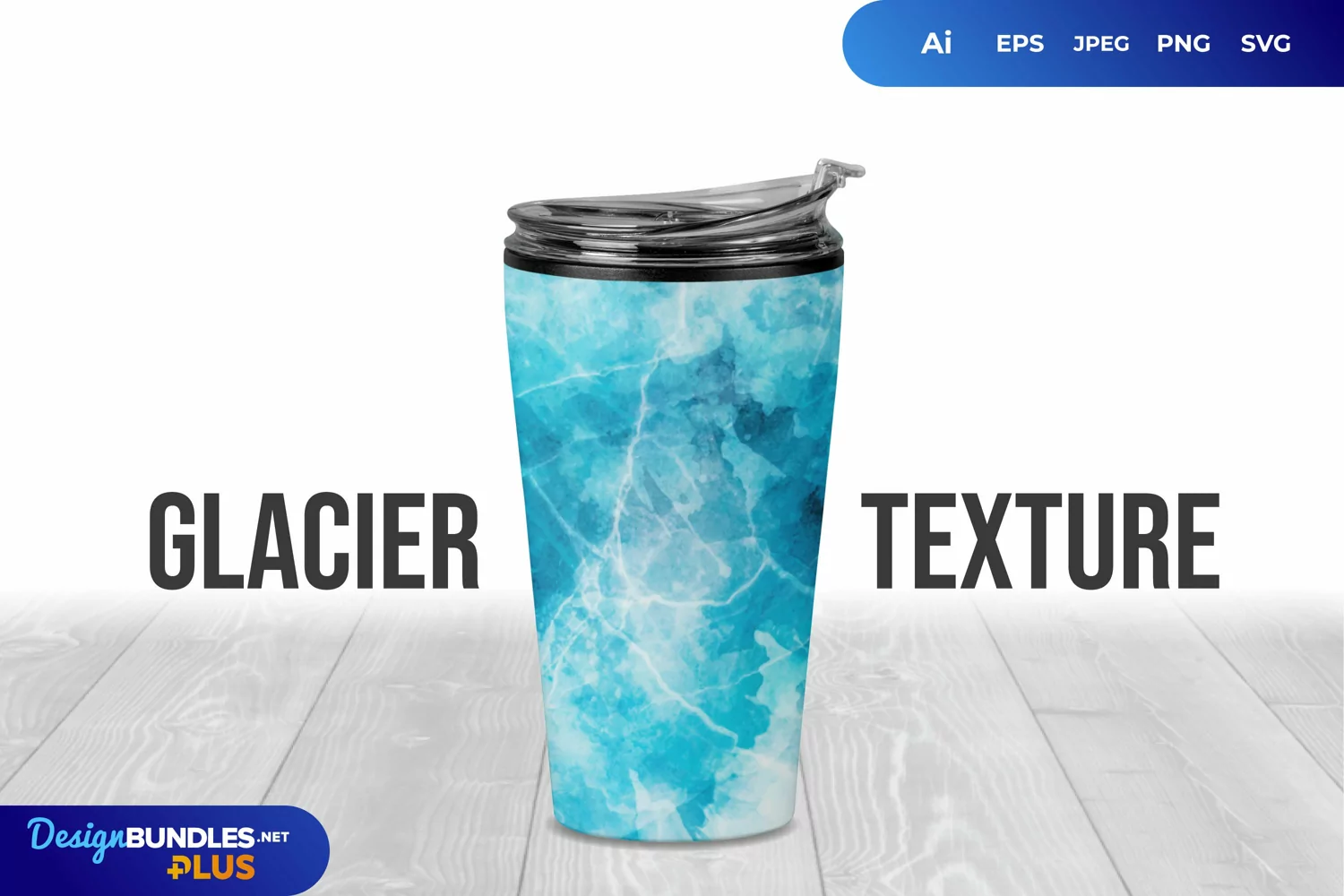Glacier Watercolor Texture Background product image 1