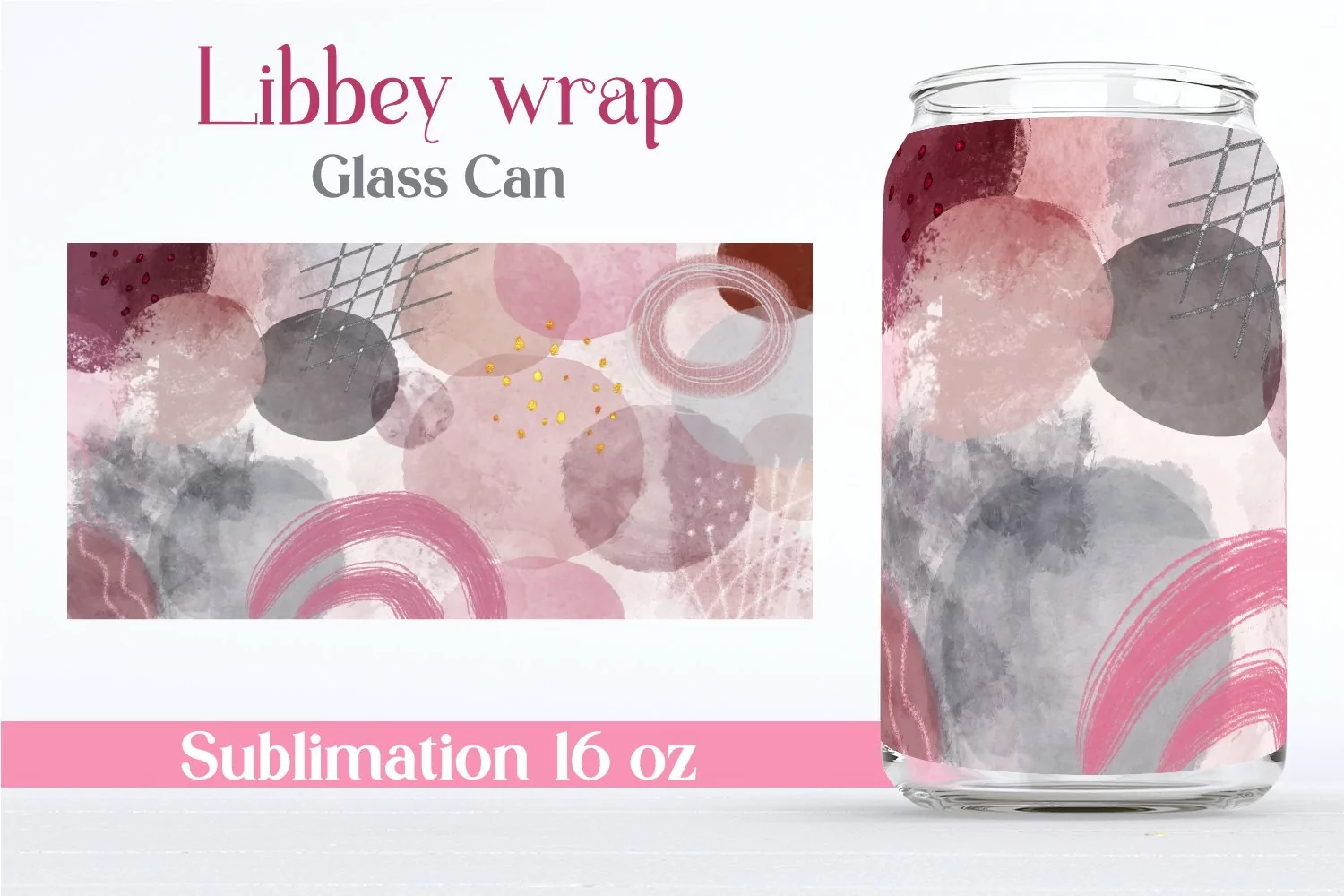 Libbey Wrap Glass Can