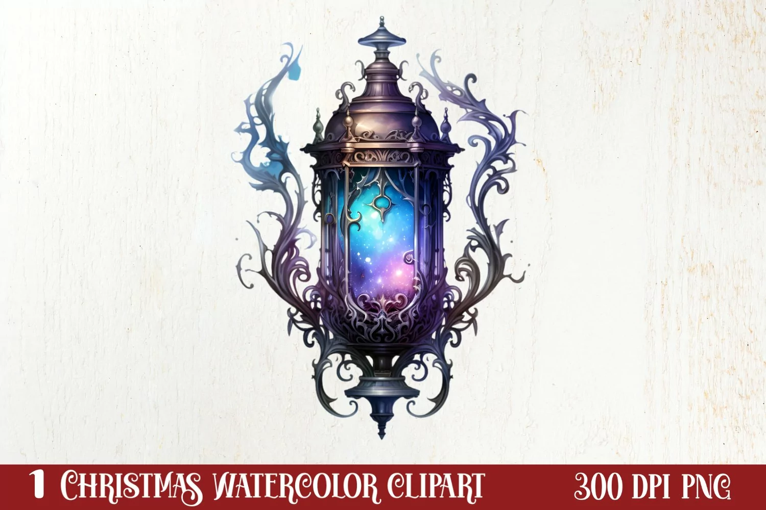 Mysterious Gothic Christmas Clipart Sublimation product image 1
