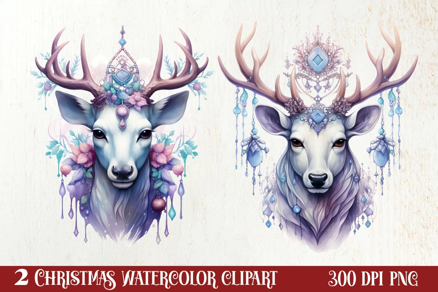 Mysterious Gothic Christmas Clipart Sublimation product image 1