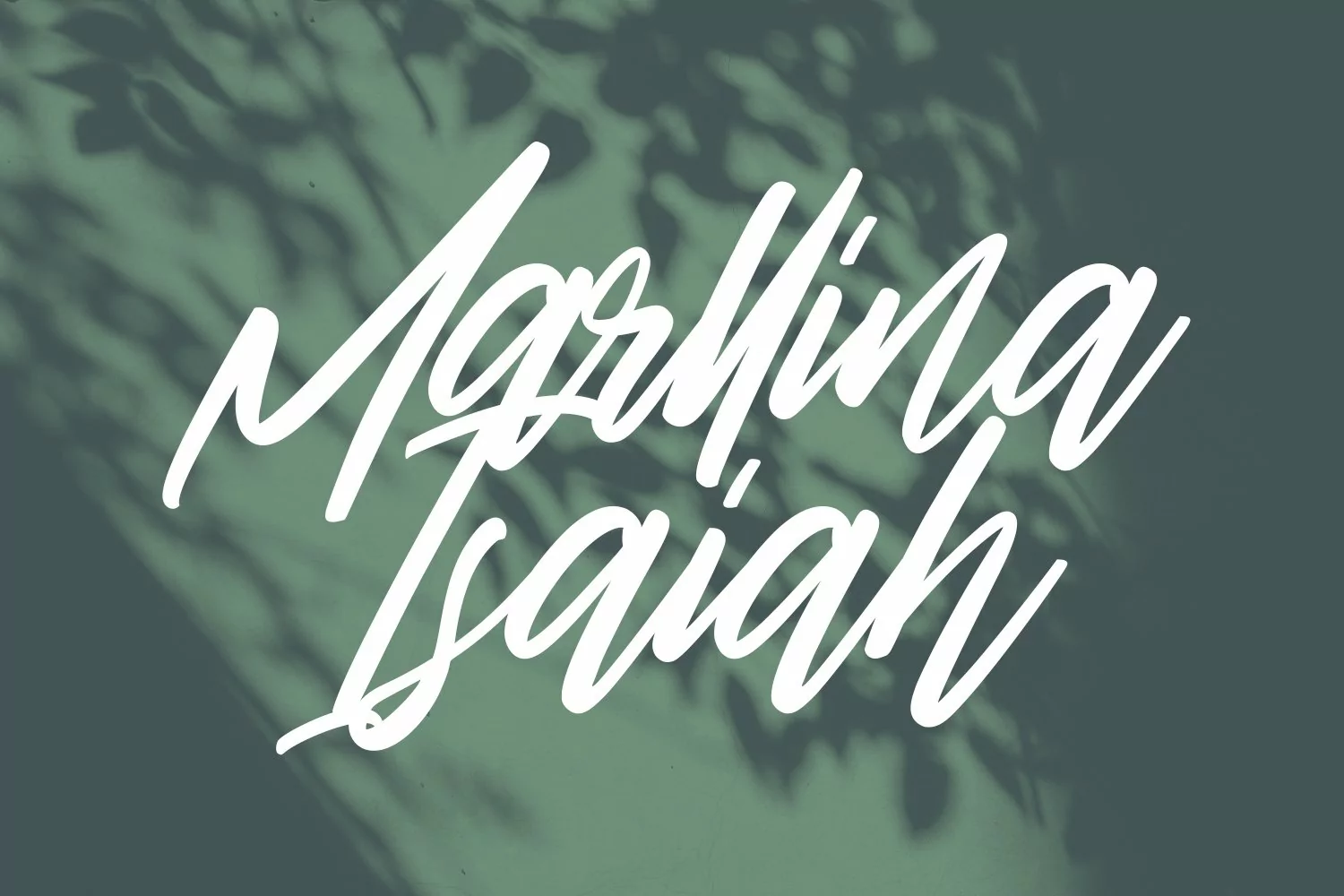 Gunstages Slanted Script Font product image 1