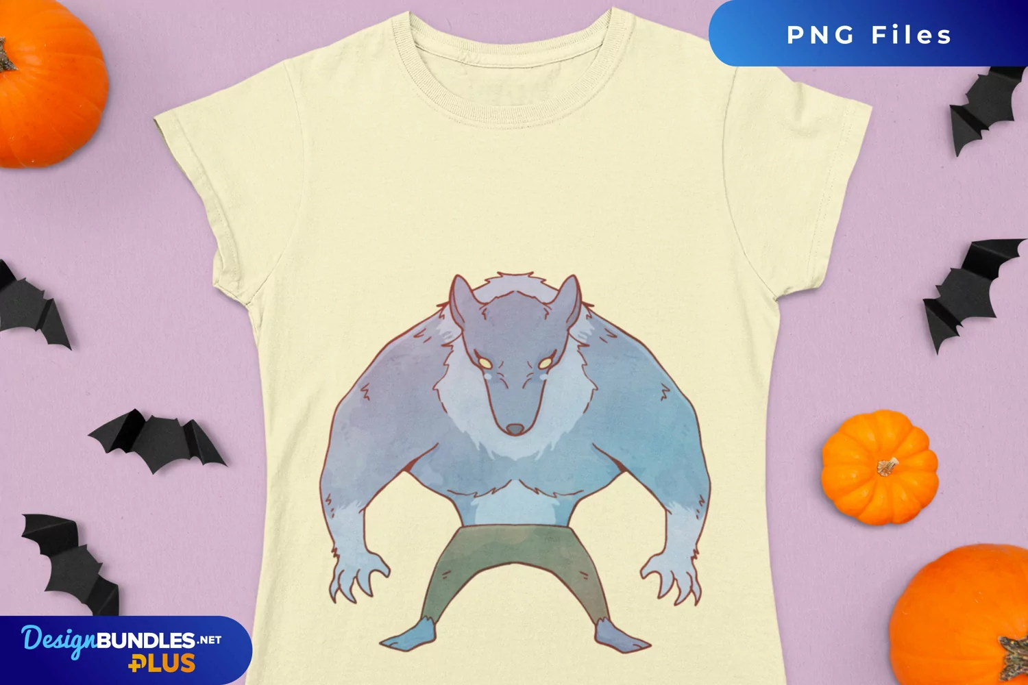 Halloween Beast Watercolor Sublimation product image 1