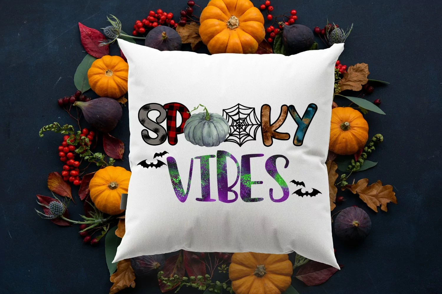 Spooky Vibes Sublimation I Halloween Sublimation Designs