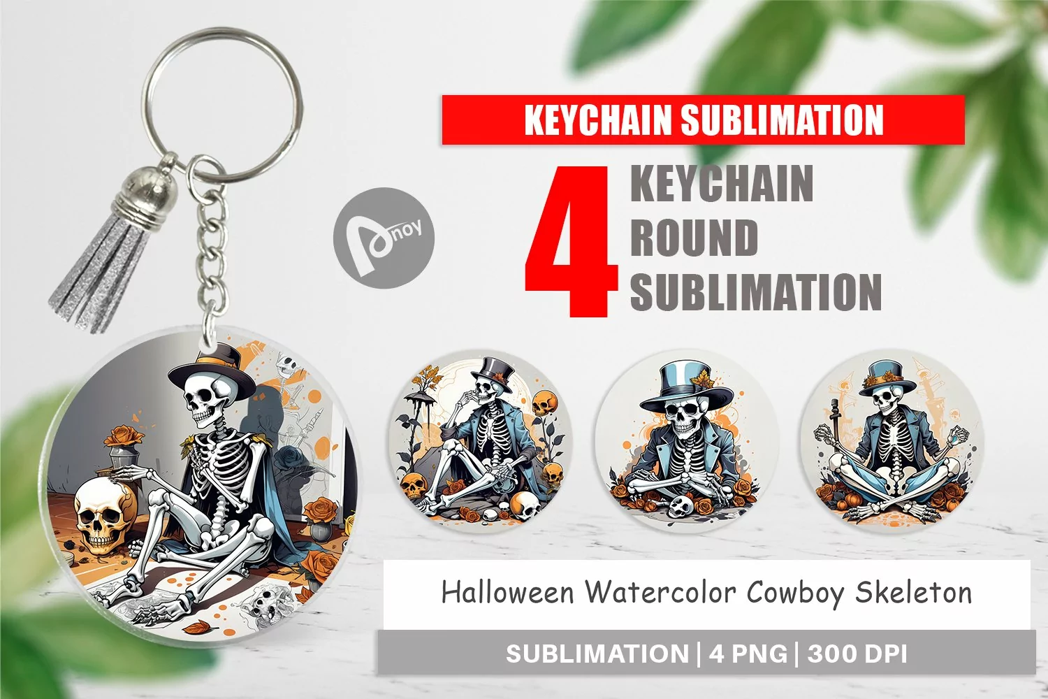 Keychain Cowboy Skeleton product image 1