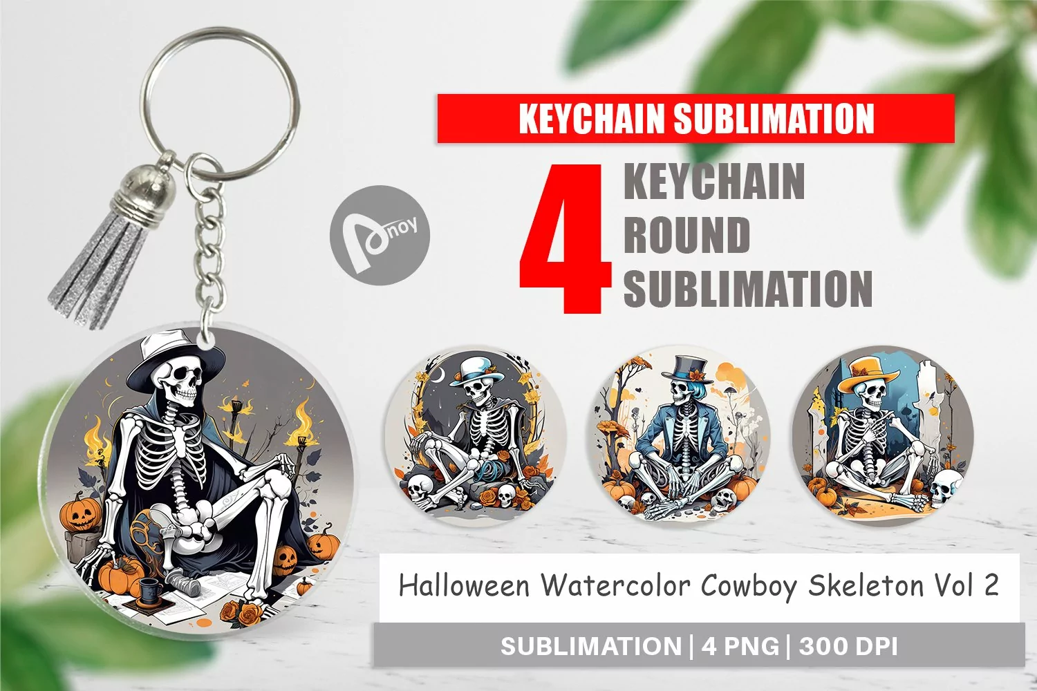 Keychain Cowboy Skeleton product image 1
