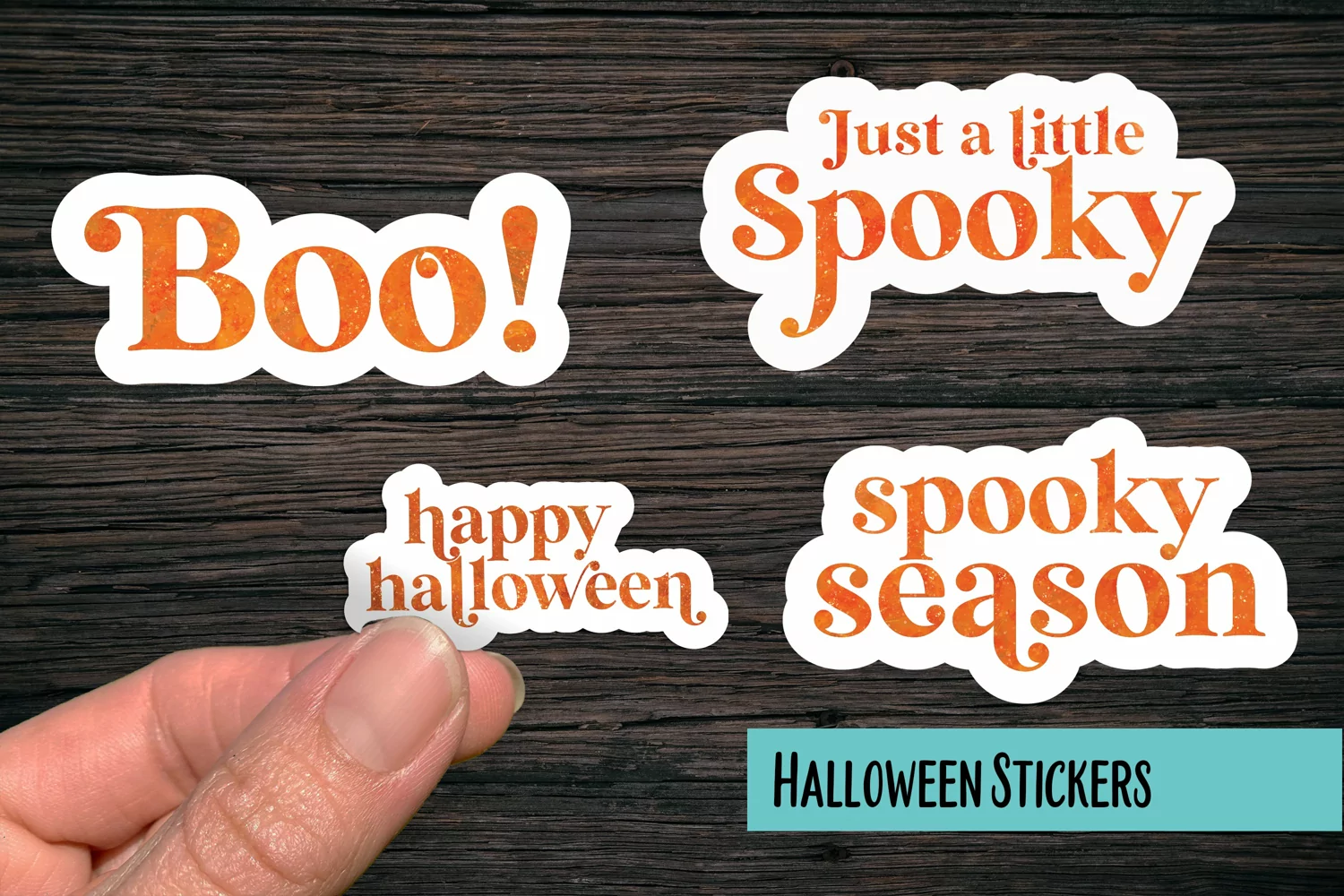 Halloween Watercolor PNG Sticker Pack product image 1