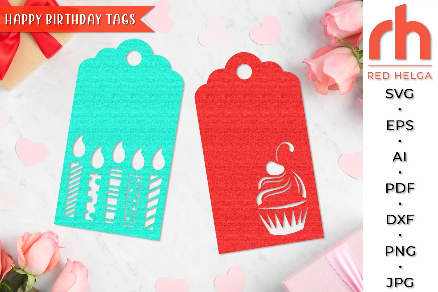 birthday gift tag svg, happy birthday tag svg, gift label svg, gift tag svg, cake tag svg, ornament tag svg, tags svg, tags cut file, gift tags silhouette, gift tags vector, gift tags dxf, lace gift tag svg, decorative tags svg, birthday tags svg