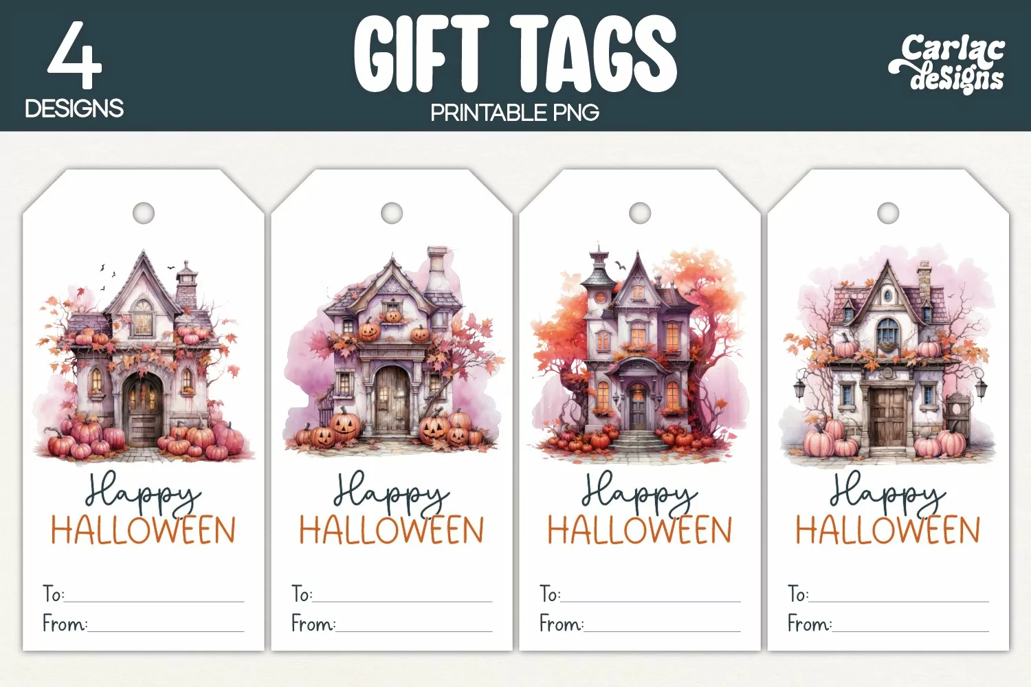 Happy Halloween Printable Tags