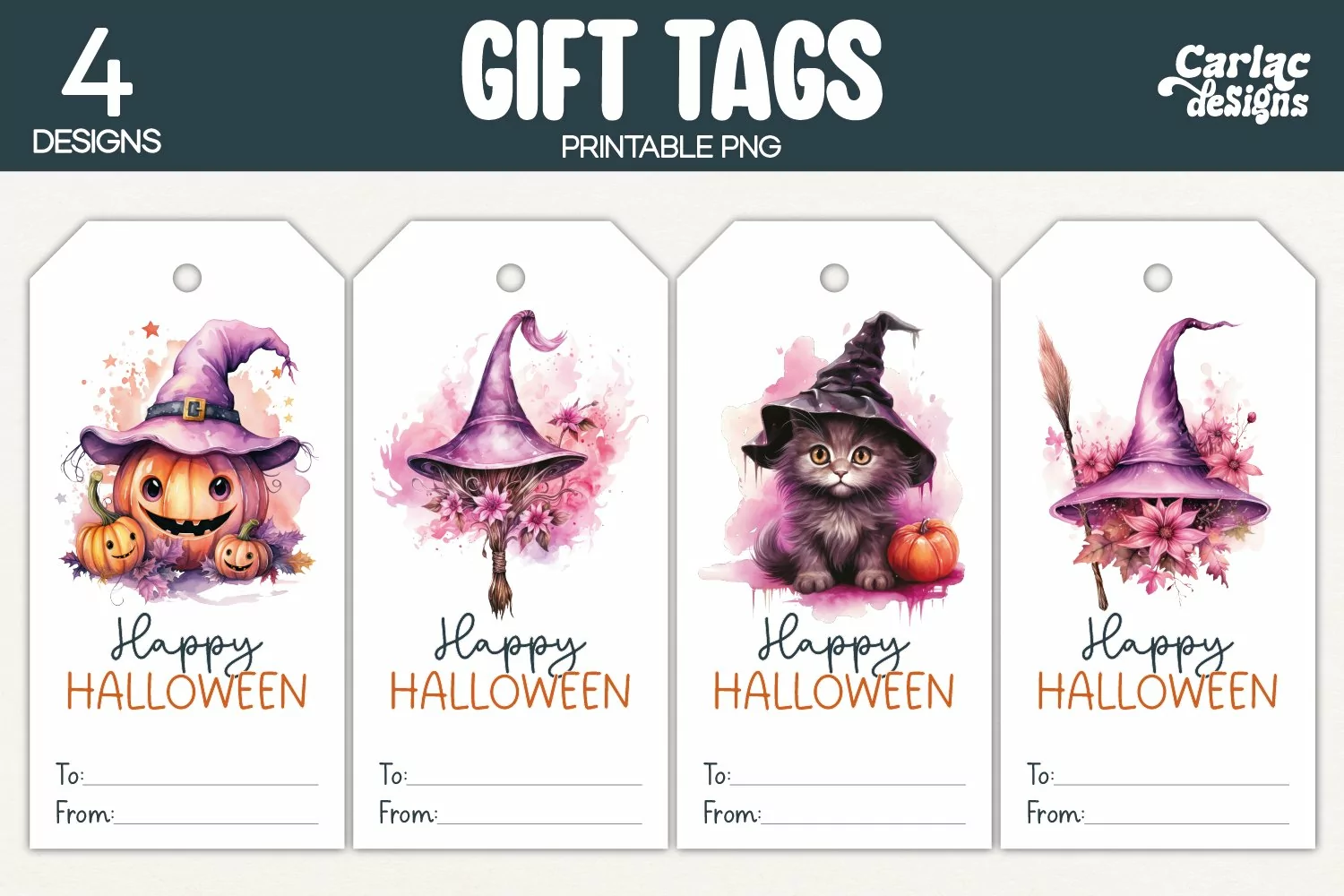 Happy Halloween Printable Tags