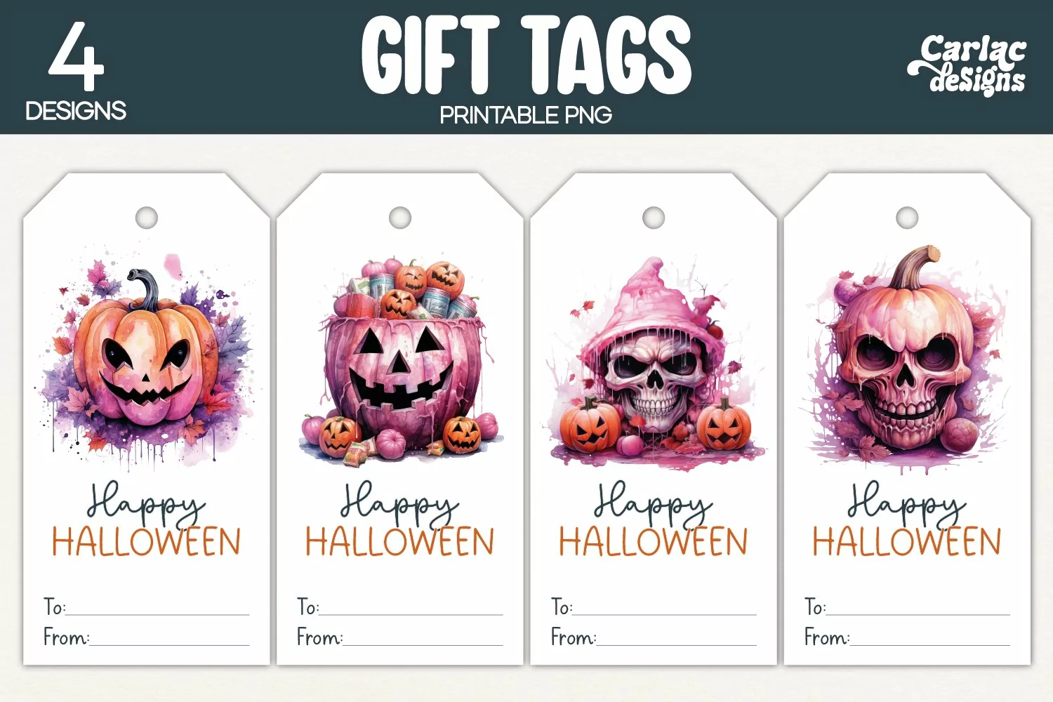 Happy Halloween Printable Tags