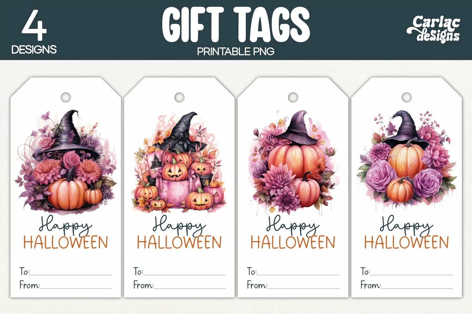 Happy Halloween Printable Tags