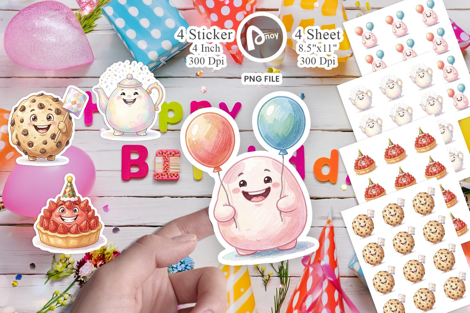 Round Sweet Treats Sticker product image 1
