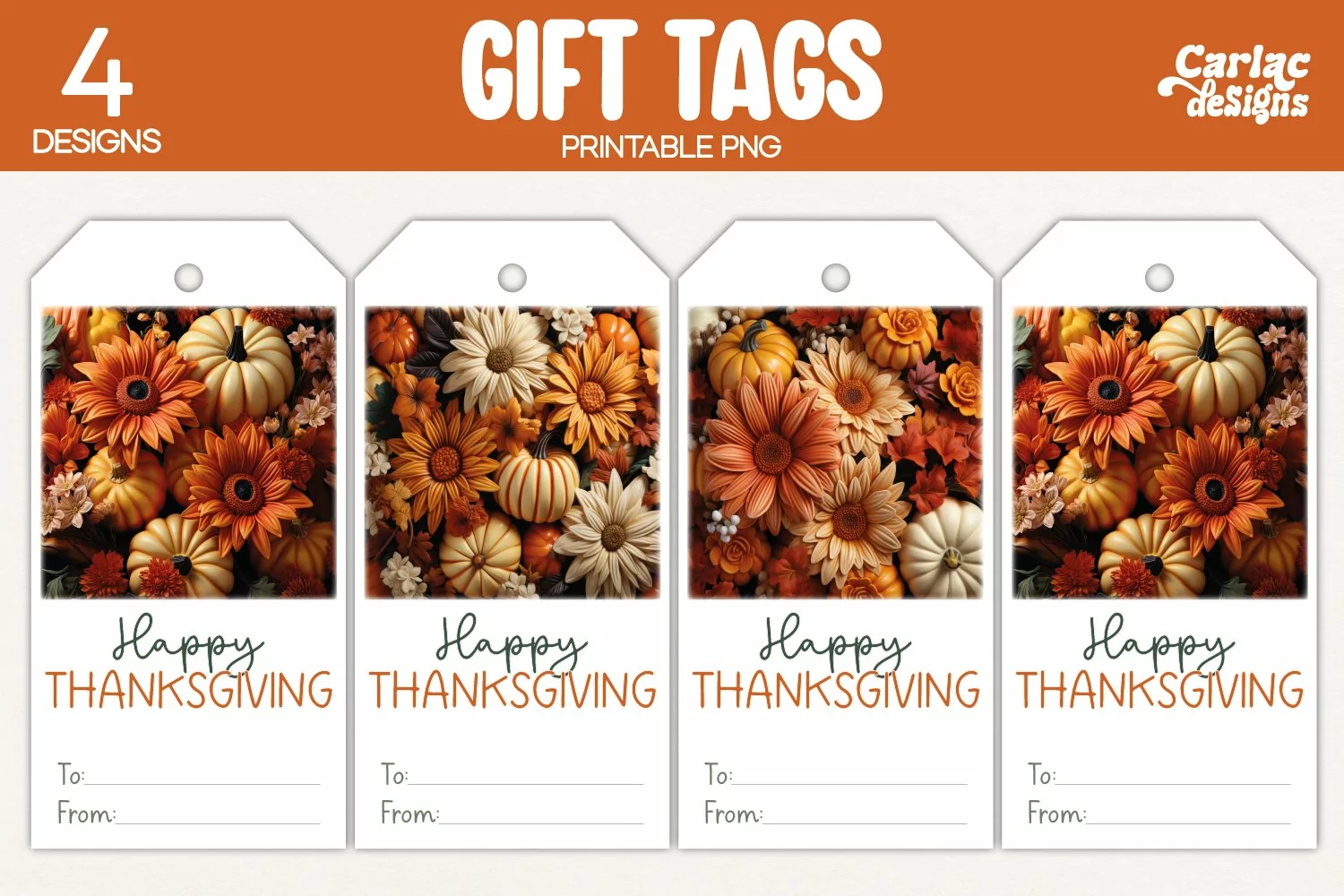 Happy Thanksgiving Printable Tags