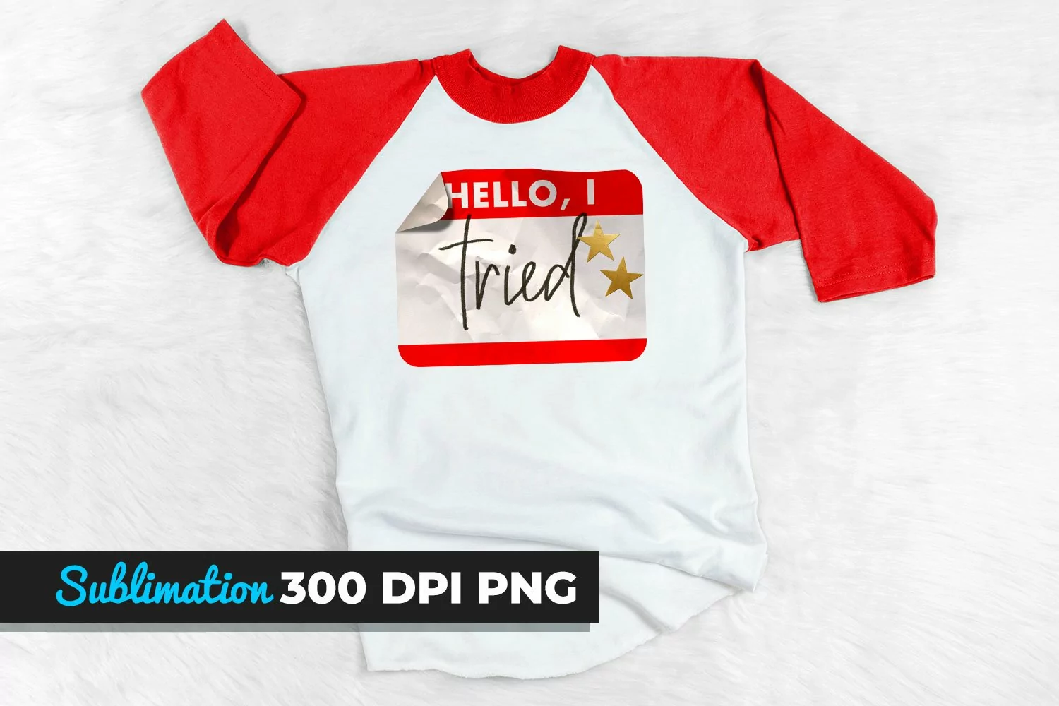 Hello I tried name tag - Sublimation product image 1
