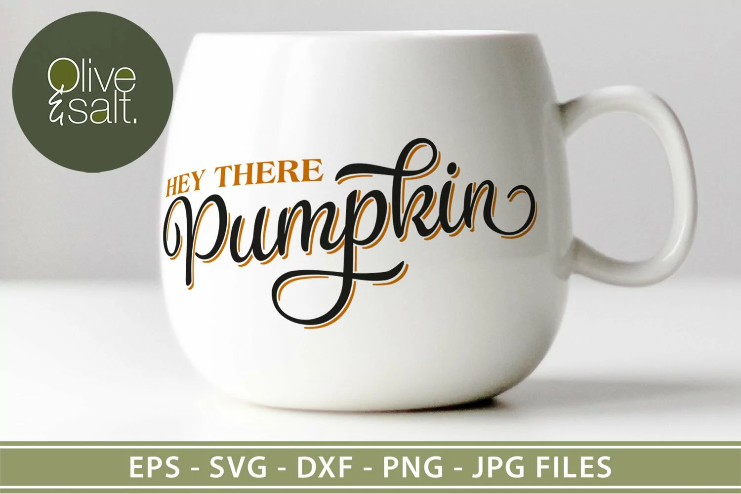 Hey there pumpkin svg, fall quote, pumpkin spice harvest svg product image 1