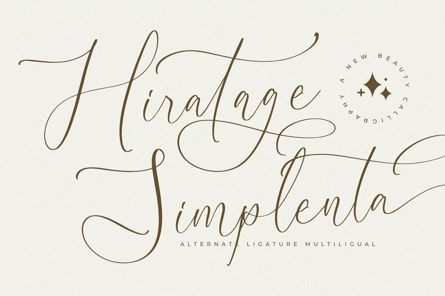 Hiratage Simplenta New Beauty Calligraphy product image 1